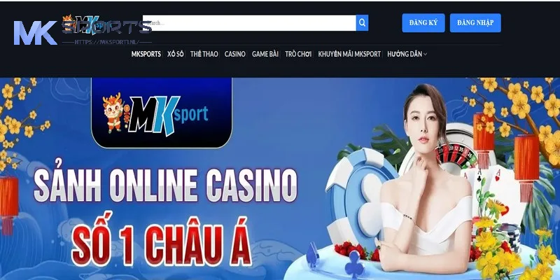 Đăng nhập MKSport với vài thao tác cơ bản